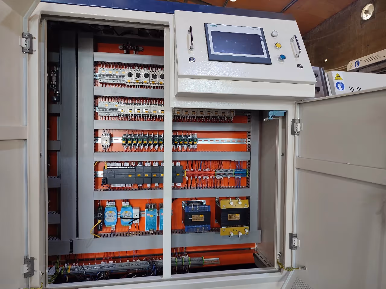 Pelletizing machine electrical control cabinet