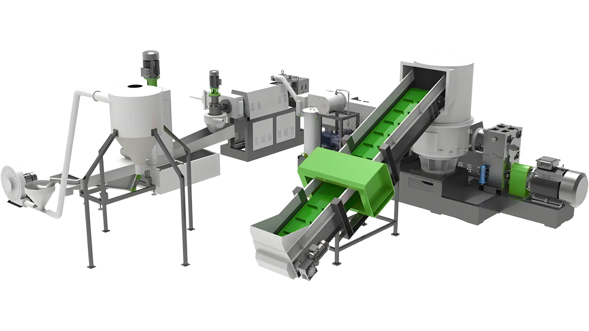 Plastic Film Recycling Pelletizing Machine
